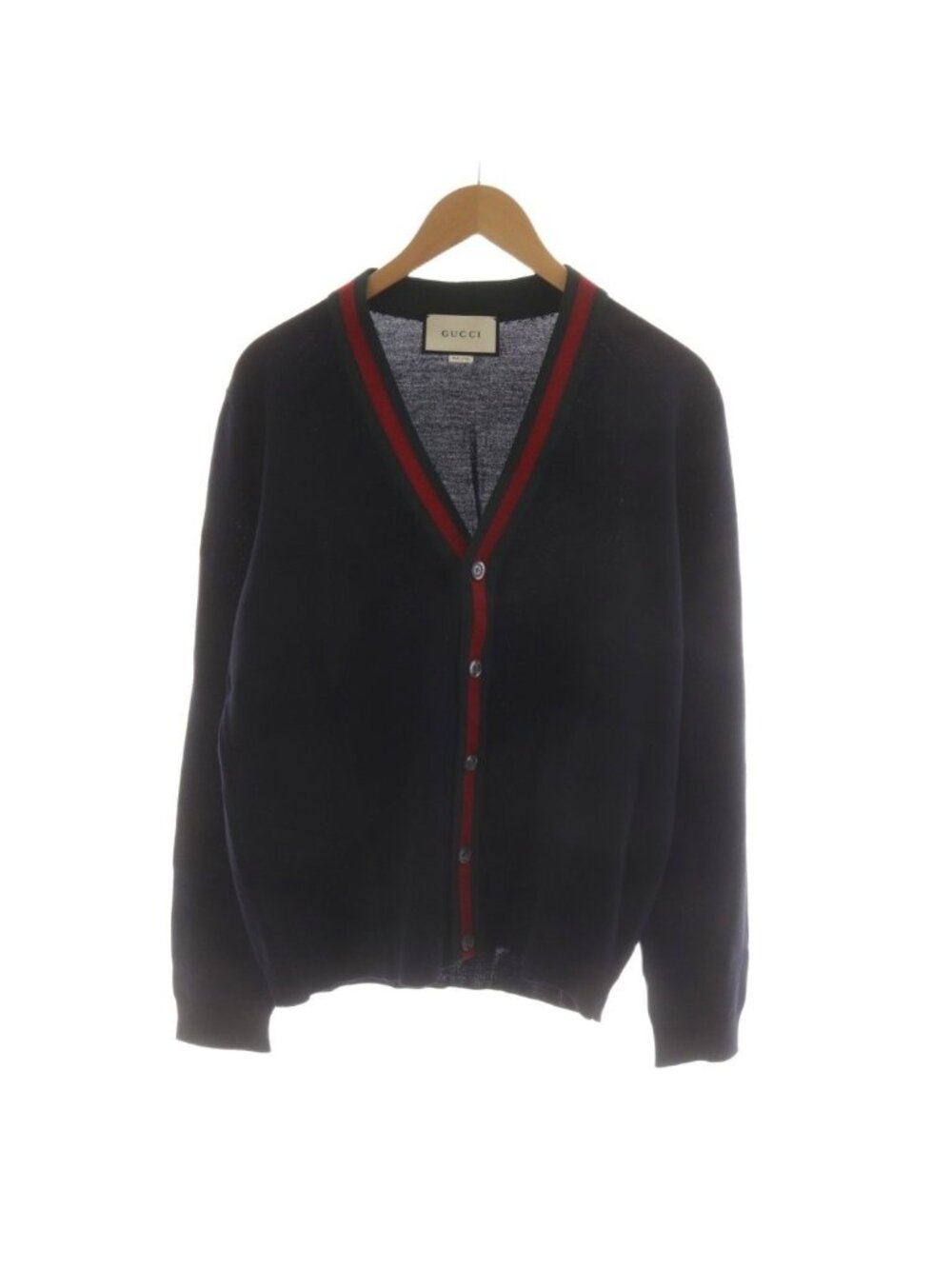 Gucci Sherry Line Cardigan Wool XL Navy